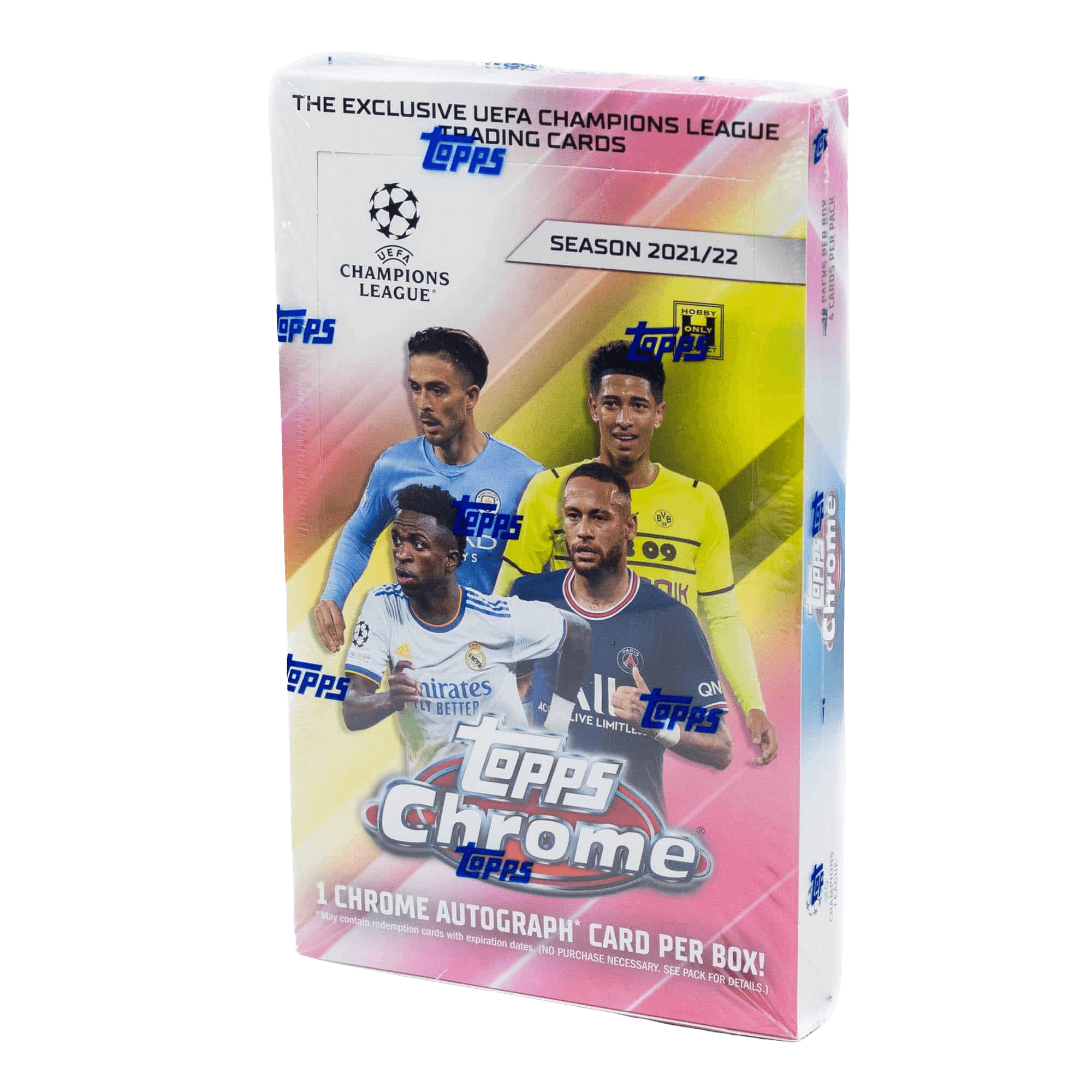 Topps - 2021/22 UEFA Chrome Football (Soccer) - Hobby Box - The Card Vault