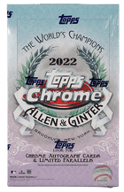 Topps - 2022 Allen & Ginter Chrome Baseball (MLB) - Hobby Box - The Card Vault