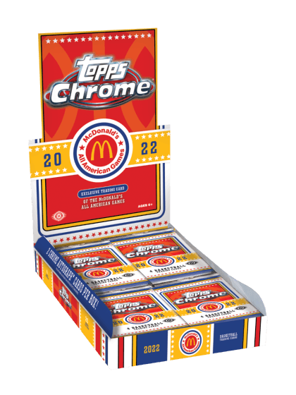 Topps - 2022 Chrome McDonald's All American Basketball (NBA) - Hobby Box - The Card Vault