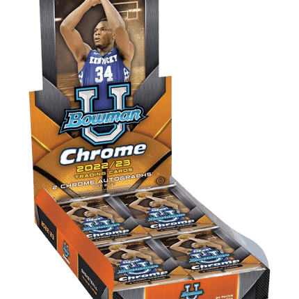 Topps - 2022/23 Bowman University Chrome Basketball (NBA) - Hobby Box (24 Packs) - The Card Vault