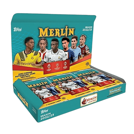 Topps - 2022/23 Chrome Merlin UEFA Club Competitions Football (Soccer) - Hobby Box - The Card Vault