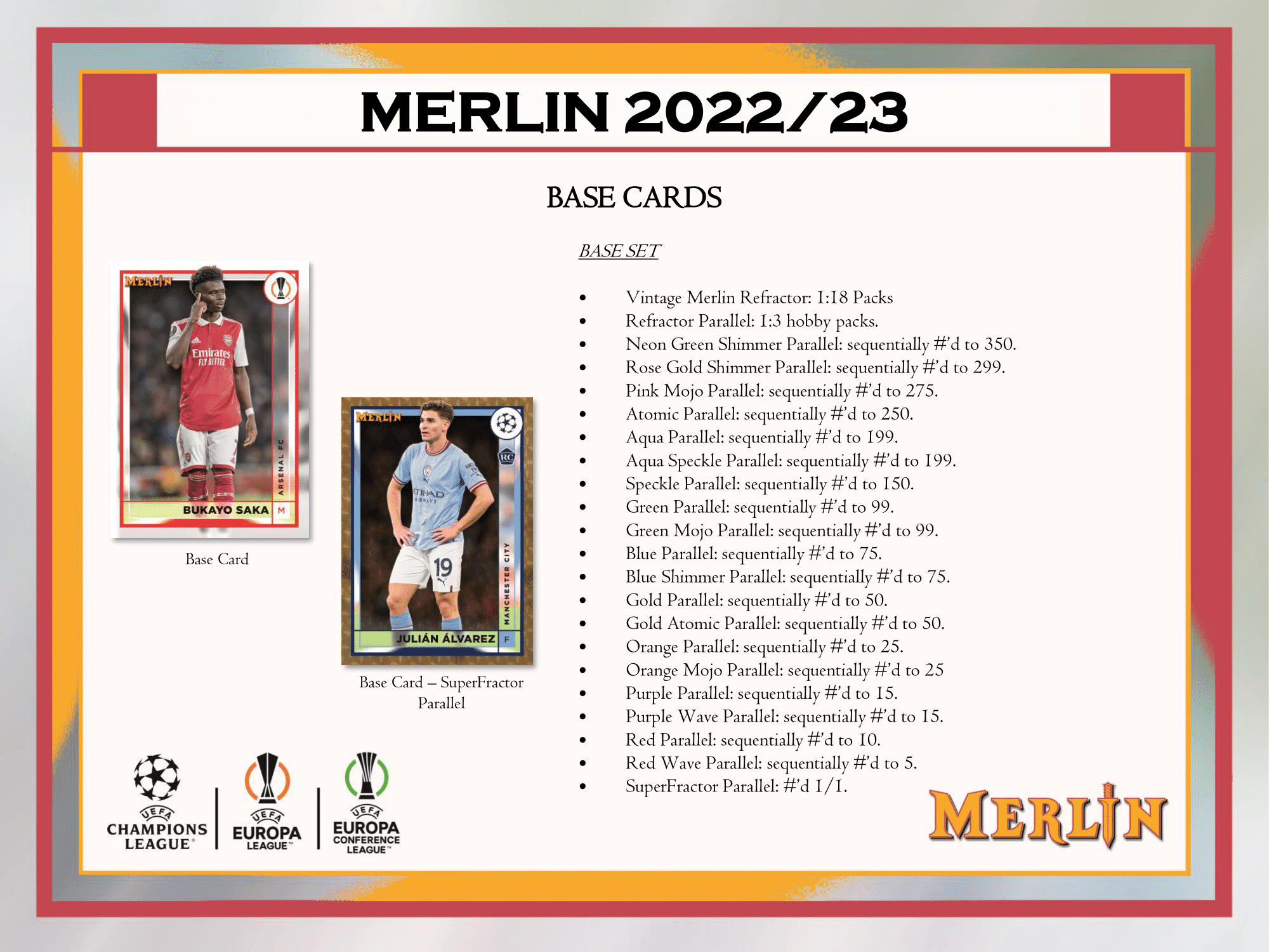 Topps - 2022/23 Chrome Merlin UEFA Club Competitions Football (Soccer) - Hobby Box - The Card Vault