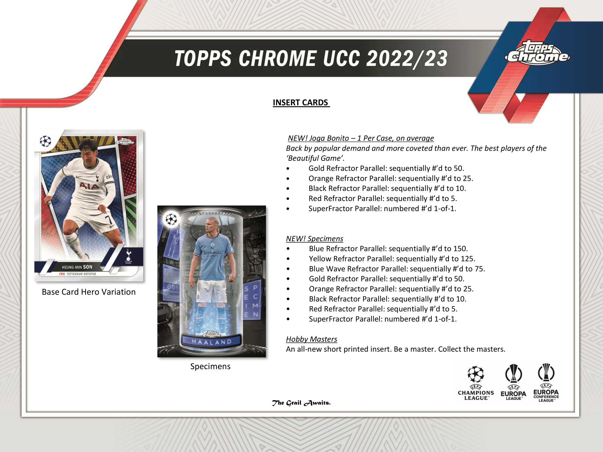 Topps - 2022/23 Chrome UEFA Competitions Football (Soccer) - Hobby Box - The Card Vault