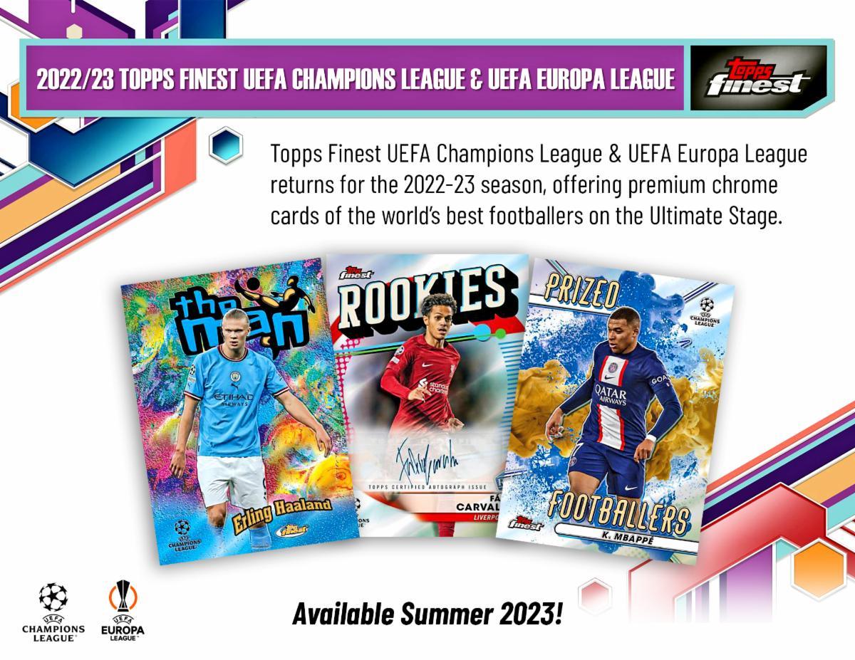Topps - 2022/23 Finest UEFA Champions League and Europa League Football (Soccer) - Hobby Box - The Card Vault