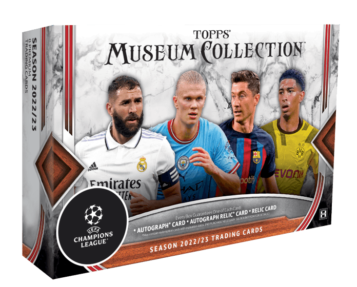 Topps - 2022/23 UEFA Champions League Museum Collection Football (Soccer) - Hobby Box - The Card Vault