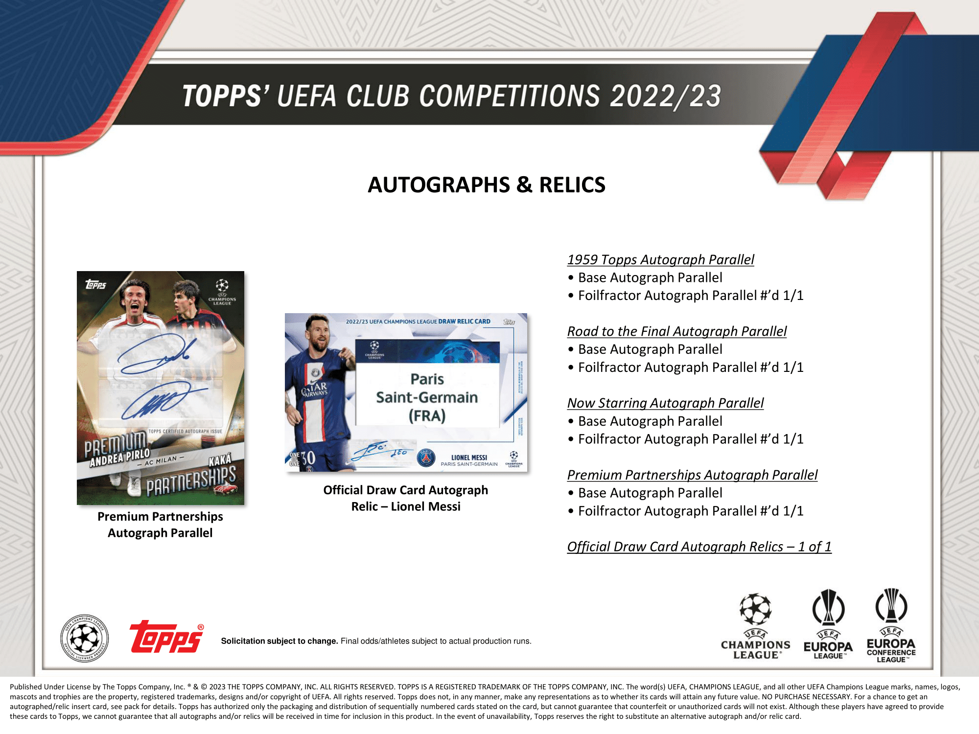 Topps - 2022/23 UEFA Club Competitions Football (Soccer) - Hobby Box - The Card Vault