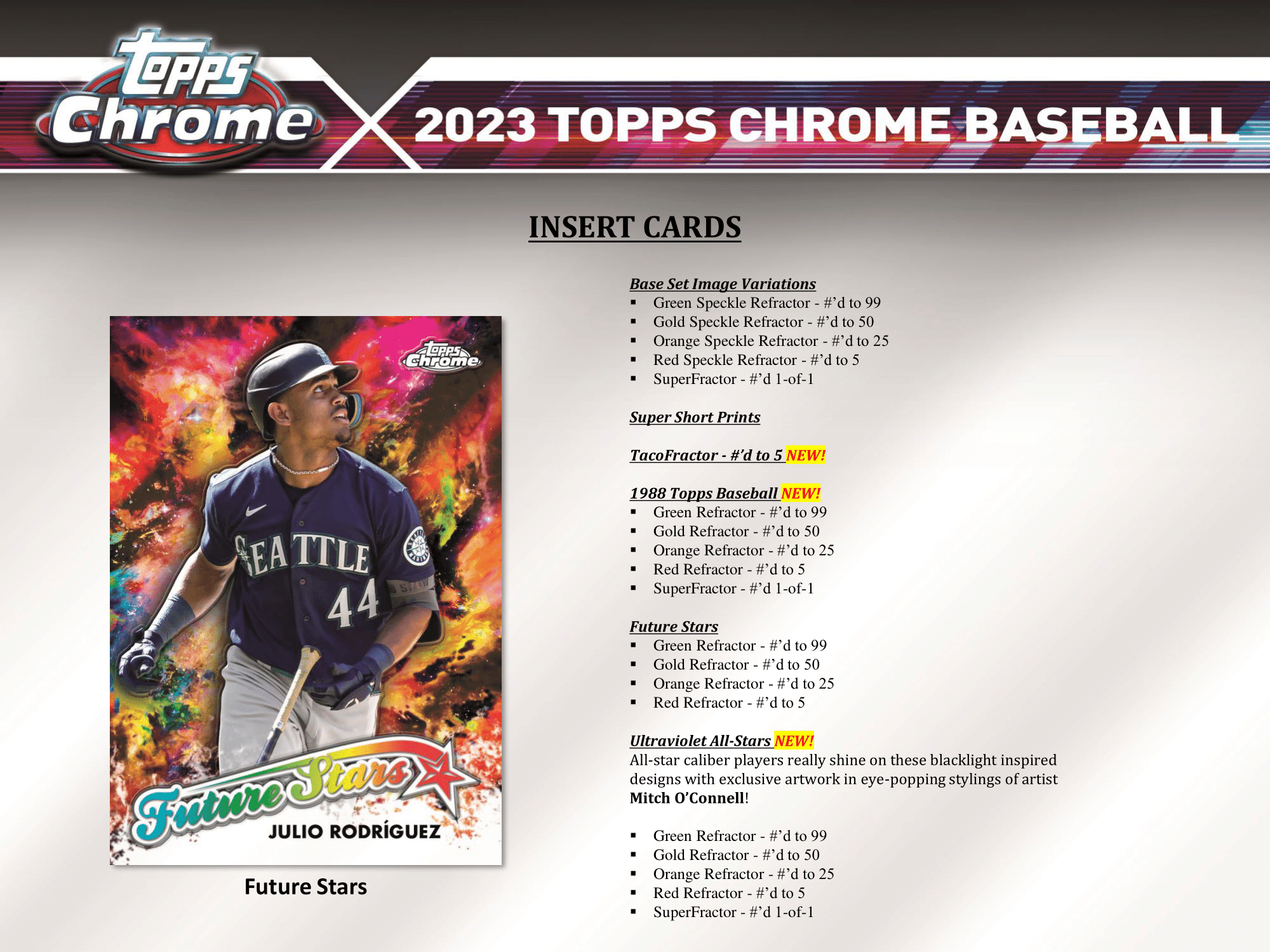 Topps - 2023 Chrome Baseball (MLB) - Value Box - The Card Vault