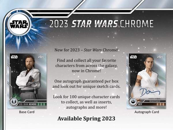 Topps - 2023 Chrome Star Wars - Hobby Box - The Card Vault