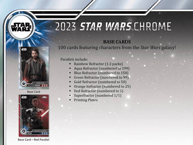 Topps - 2023 Chrome Star Wars - Hobby Box - The Card Vault