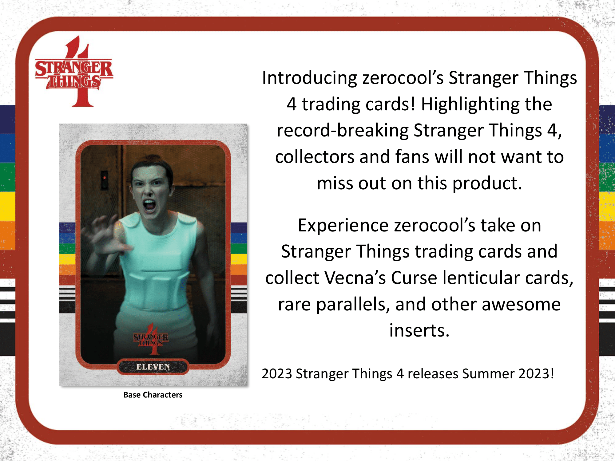 Topps - 2023 Stranger Things Season 4 - Hobby Box - The Card Vault