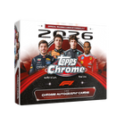 Topps 2026 Chrome Formula 1 Mega Box with 6 packs and 42 cards