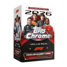 Topps 2026 Chrome Formula 1 Value Box with 7 packs and 28 cards