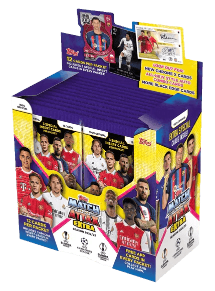 Topps - Match Attax Extra 22/23 - Booster Box (24 Packs) - The Card Vault