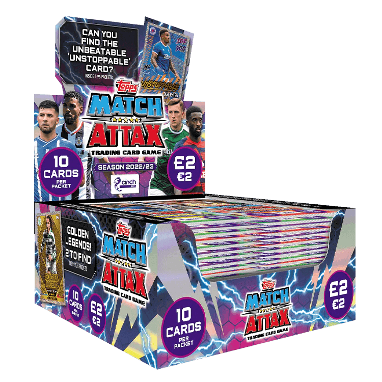 Topps - SPFL Match Attax 2023 - Booster Box (24 Packs) - The Card Vault
