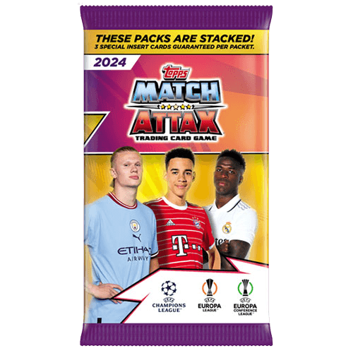 Topps - UEFA Champion's League Football (Soccer) Match Attax 2023/24 - Booster Box (36 Packs) - The Card Vault