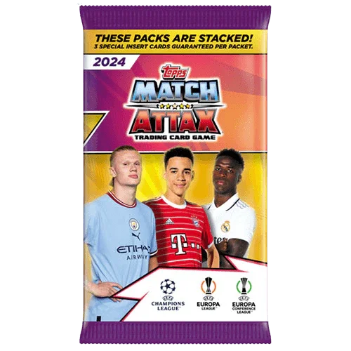 match attax booster box Topps UEFA Champion's League Match Attax 23/24 Booster Box (36 Packs) – The Card Vault