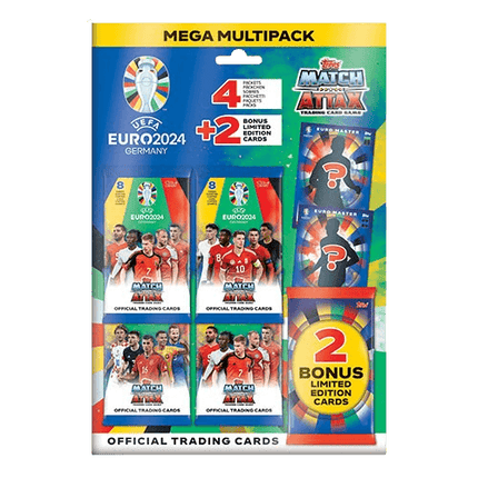 Topps - UEFA Euro 2024 Football (Soccer) Match Attax - Multipack - The Card Vault