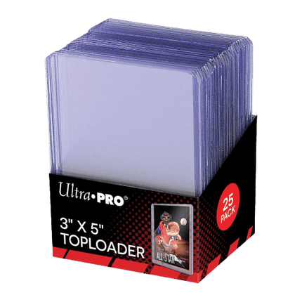 Ultra Pro - 3 x 5 Inch Toploaders 25 Pack - 35pt - The Card Vault