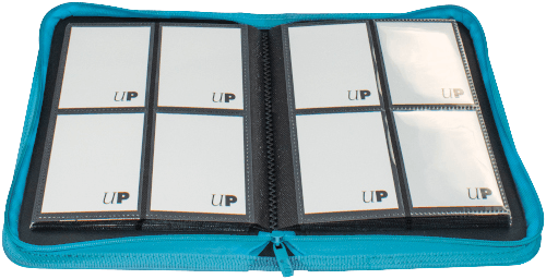 Ultra Pro - 4 Pocket Zippered Pro Binder - Teal - The Card Vault