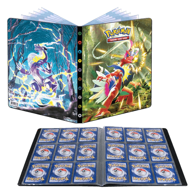 Ultra Pro - 9-Pocket Portfolio - Pokemon Scarlet and Violet Koraidon and Miraidon - The Card Vault