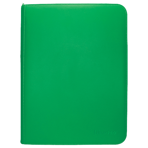 Ultra Pro - 9 Pocket Zippered Pro Binder - Green - The Card Vault