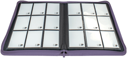 Ultra Pro - 9 Pocket Zippered Pro Binder - Purple - The Card Vault