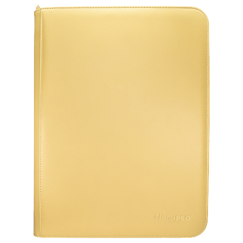 Ultra Pro - 9 Pocket Zippered Pro Binder - Yellow - The Card Vault