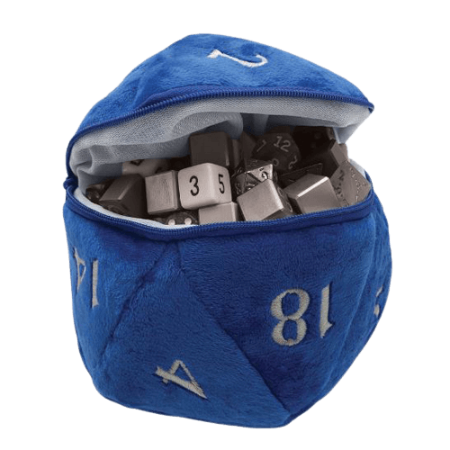 Ultra Pro - D20 Plush Dice Bag - Blue - The Card Vault