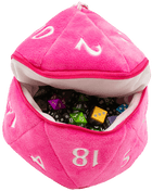 Ultra Pro - D20 Plush Dice Bag - Hot Pink - The Card Vault