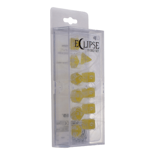 Ultra Pro - Eclipse 11 Dice Set - Lemon Yellow - The Card Vault