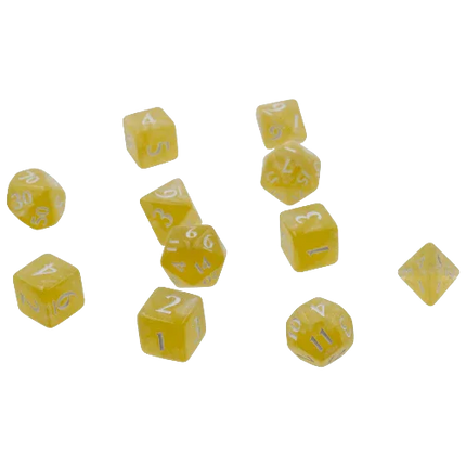 Ultra Pro - Eclipse 11 Dice Set - Lemon Yellow - The Card Vault