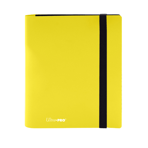 Ultra Pro - Eclipse 4 Pocket Pro Binder - Lemon Yellow - The Card Vault