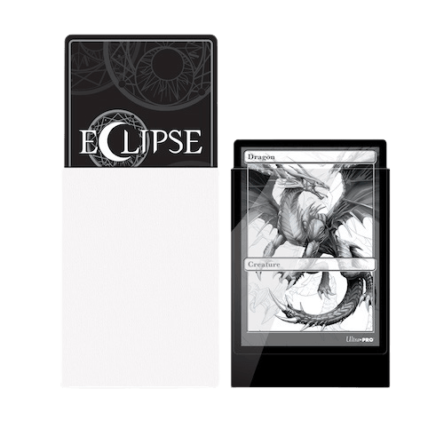Ultra Pro - Eclipse Gloss Standard Sleeves 100pk - Arctic White - The Card Vault