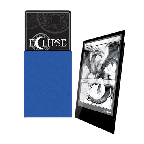 Ultra Pro - Eclipse Gloss Standard Sleeves 100pk - Pacific Blue - The Card Vault