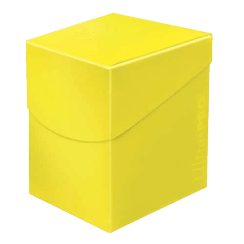 Ultra Pro - Eclipse Pro 100+ Deck Box - Lemon Yellow - The Card Vault