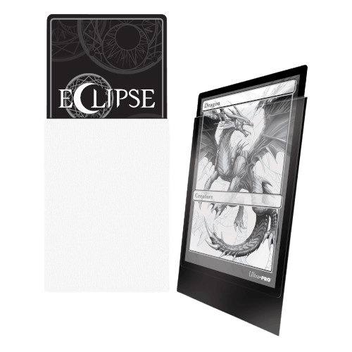 Ultra Pro - Eclipse Standard Matte Sleeves 100pk - Arctic White - The Card Vault