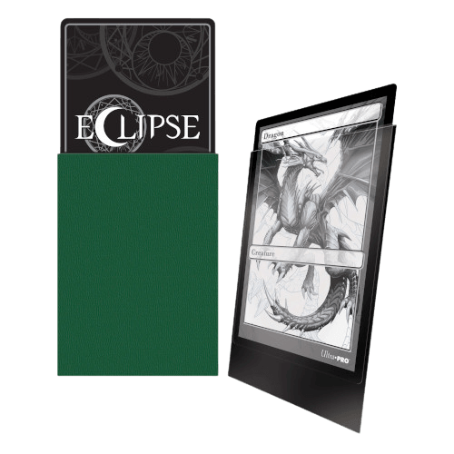 Ultra Pro - Eclipse Standard Matte Sleeves 100pk - Forest Green - The Card Vault