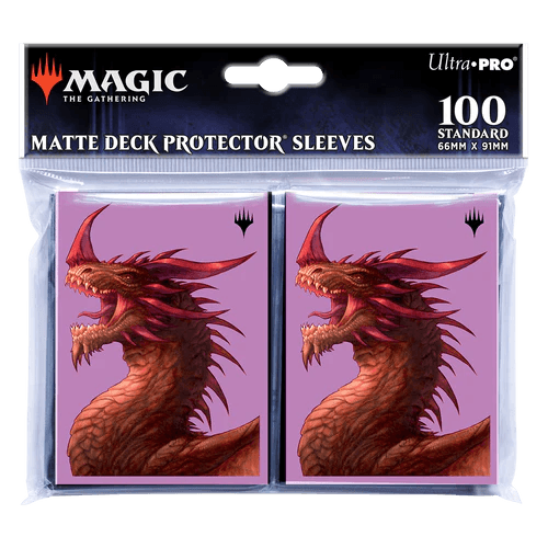Ultra Pro - MTG: Commander Masters - 100ct Deck Protector The Ur-Dragon Sleeves - The Card Vault