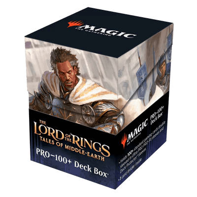 Ultra Pro - MTG: The Lord Of The Rings: Tales Of Middle-Earth - 100+ Deck Box 1 Featuring: Aragorn - The Card Vault