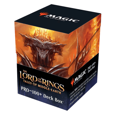 Ultra Pro - MTG: The Lord Of The Rings: Tales Of Middle-Earth - 100+ Deck Box 3 Featuring: Sauron - The Card Vault