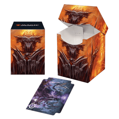 Ultra Pro - MTG: The Lord Of The Rings: Tales Of Middle-Earth - 100+ Deck Box 3 Featuring: Sauron - The Card Vault