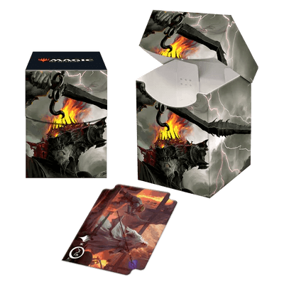 Ultra Pro - MTG: The Lord Of The Rings: Tales Of Middle-Earth - 100+ Deck Box D Featuring: Sauron - The Card Vault
