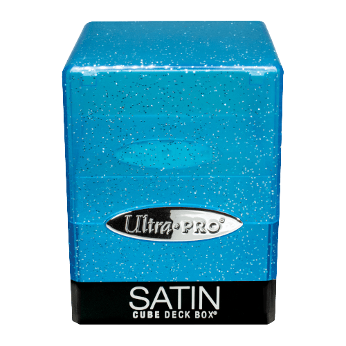 Ultra Pro - Satin Cube Deck Box - Glitter Blue - The Card Vault