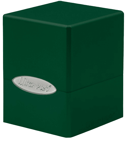 Ultra Pro - Satin Cube Deck Box - Hi Gloss Emerald - The Card Vault
