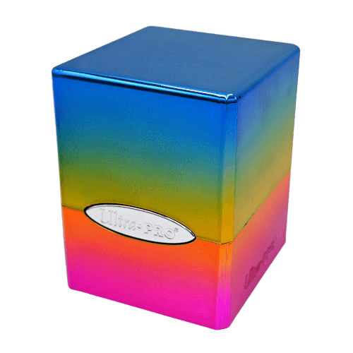 Ultra Pro - Satin Cube Deck Box - Specialty Finish Rainbow - The Card Vault