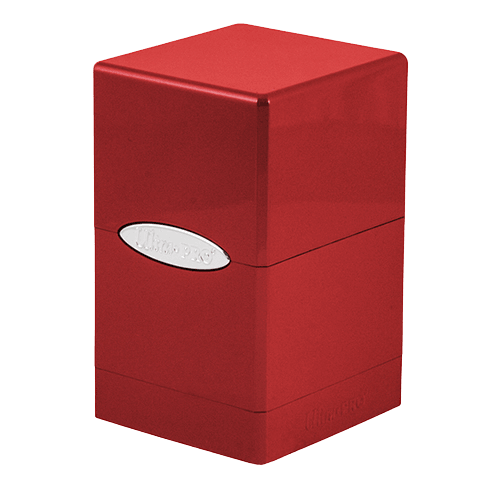 Ultra Pro - Satin Tower Deck Box - Hi-Gloss Fire - The Card Vault