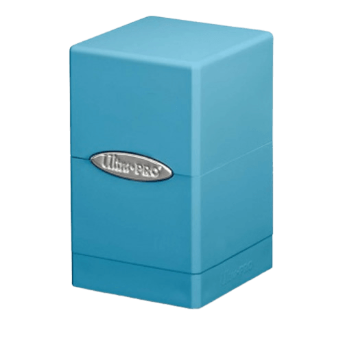 Ultra Pro - Satin Tower Deck Box - Light Blue - The Card Vault