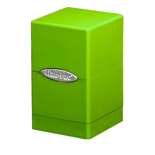Ultra Pro - Satin Tower Deck Box - Lime Green - The Card Vault