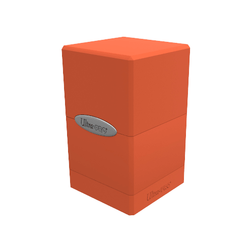 Ultra Pro - Satin Tower Deck Box - Pumpkin Orange - The Card Vault