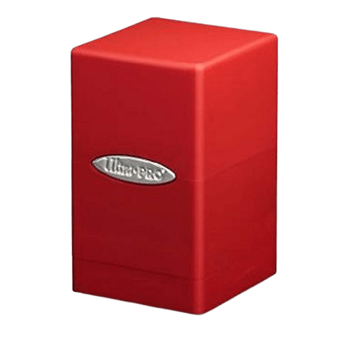 Ultra Pro - Satin Tower Deck Box - Red - The Card Vault
